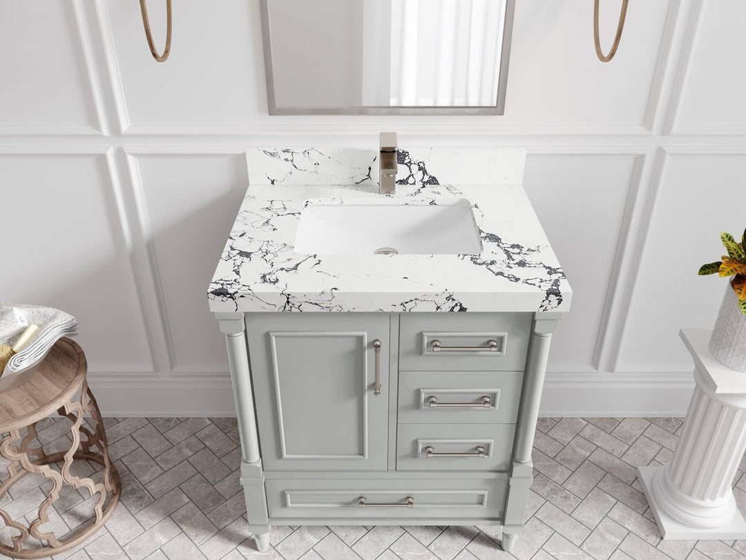 Aberdeen 30 in. W x 22 in. D Single Sink Bathroom Vanity