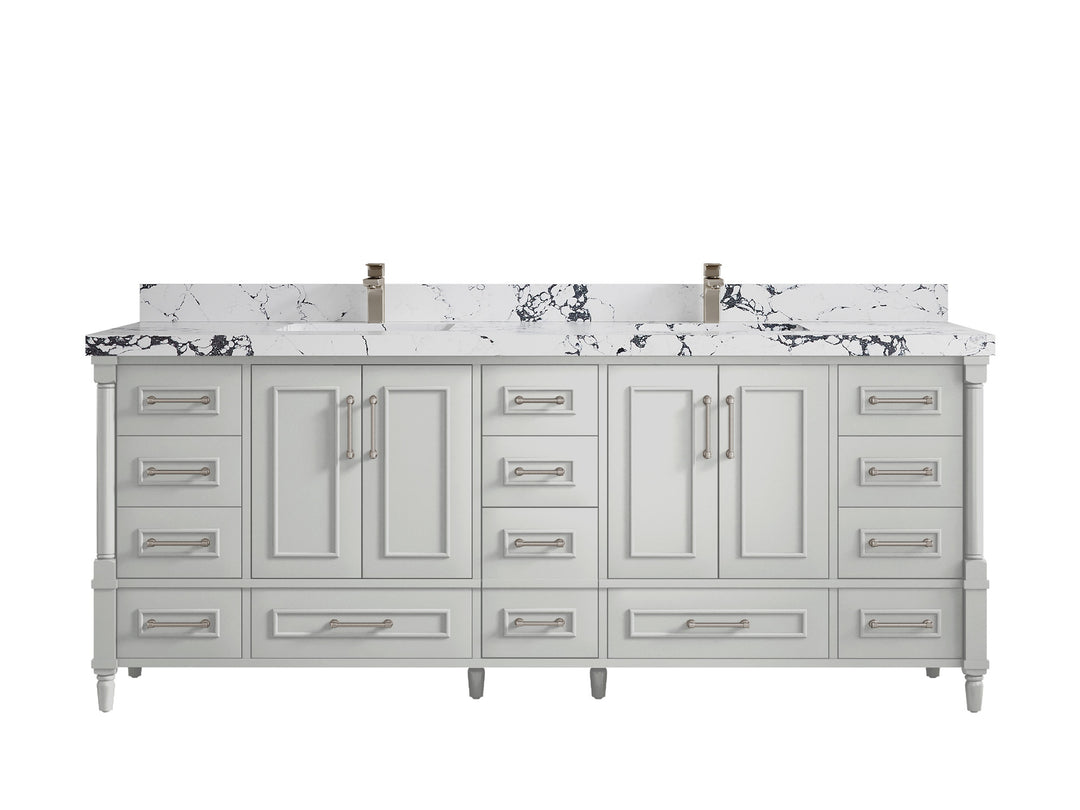 Aberdeen 84 in. W x 22 in. D Double Sink Bathroom Vanity