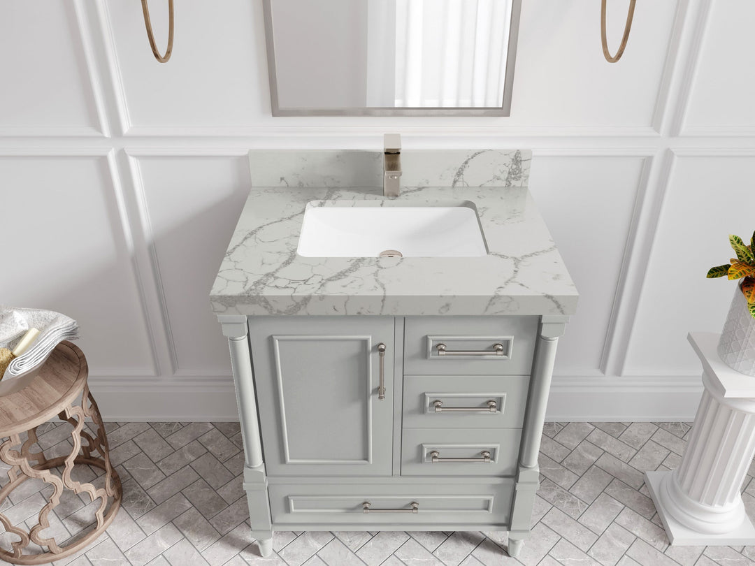 Aberdeen 30 in. W x 22 in. D Single Sink Bathroom Vanity