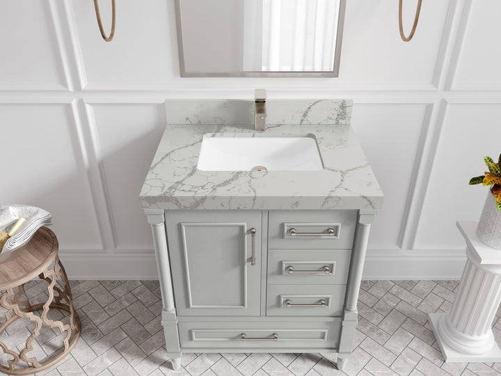 Aberdeen 30 in. W x 22 in. D Single Sink Bathroom Vanity - photo 7