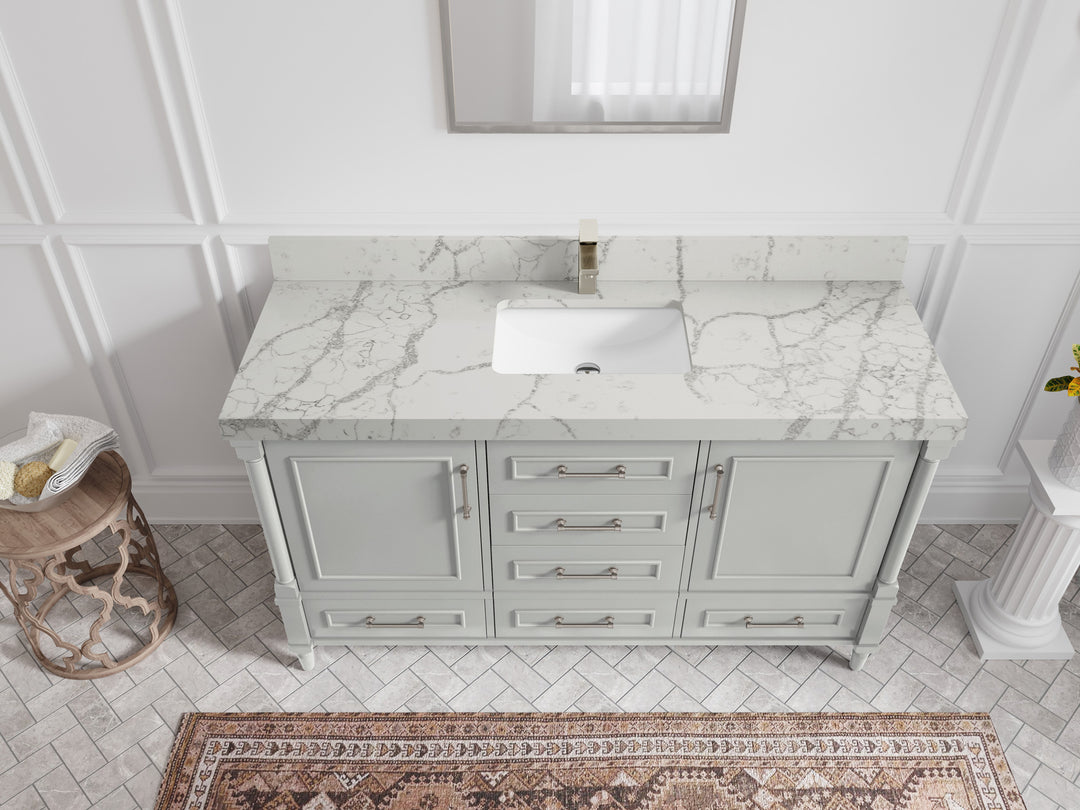 Aberdeen 60 in. W x 22 in. D Single Sink Bathroom Vanity
