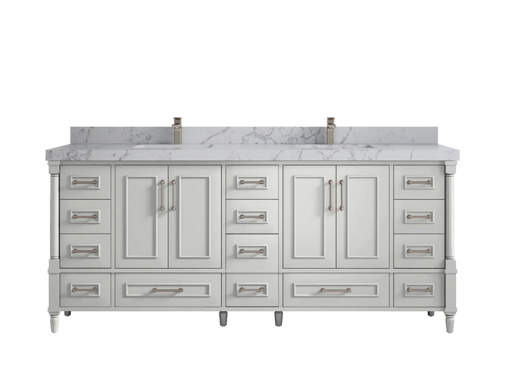 Aberdeen 80 in. W x 22 in. D Double Sink Bathroom Vanity - photo 41