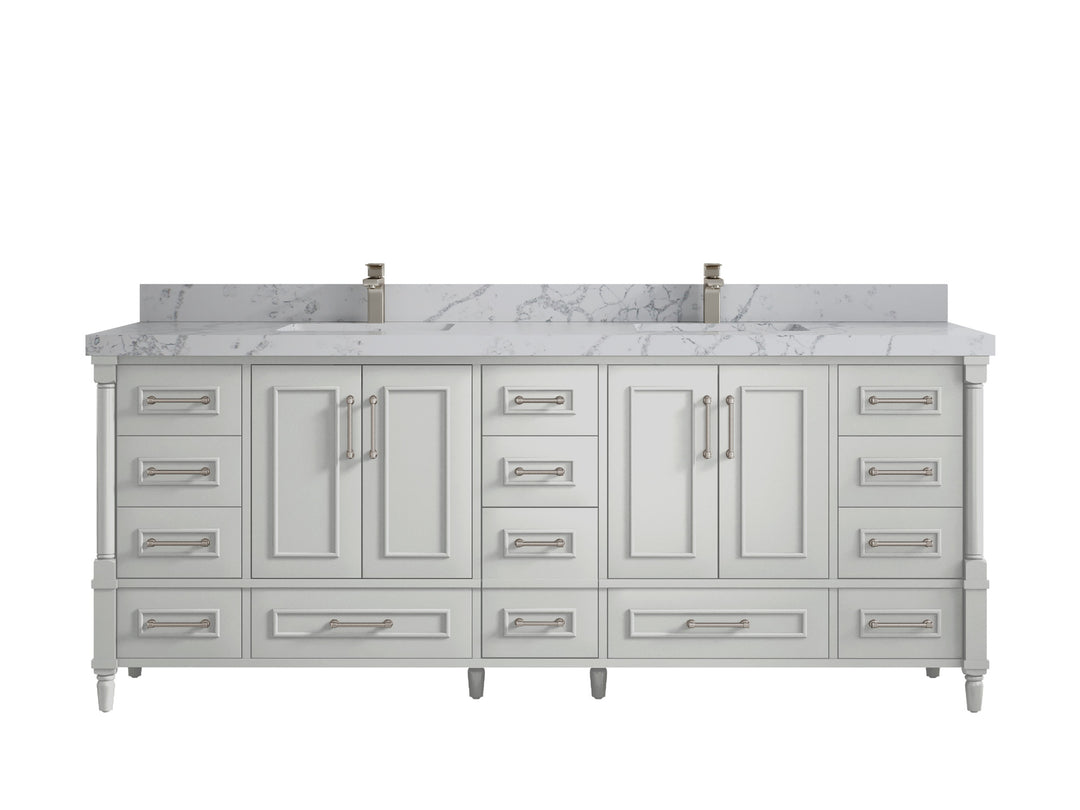 Aberdeen 84 in. W x 22 in. D Double Sink Bathroom Vanity