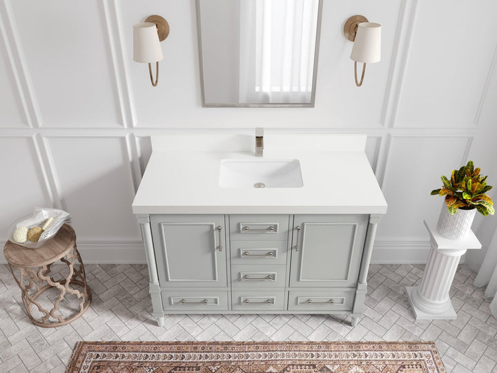 Aberdeen 48 in. W x 22 in. D Single Sink Bathroom Vanity - photo 42