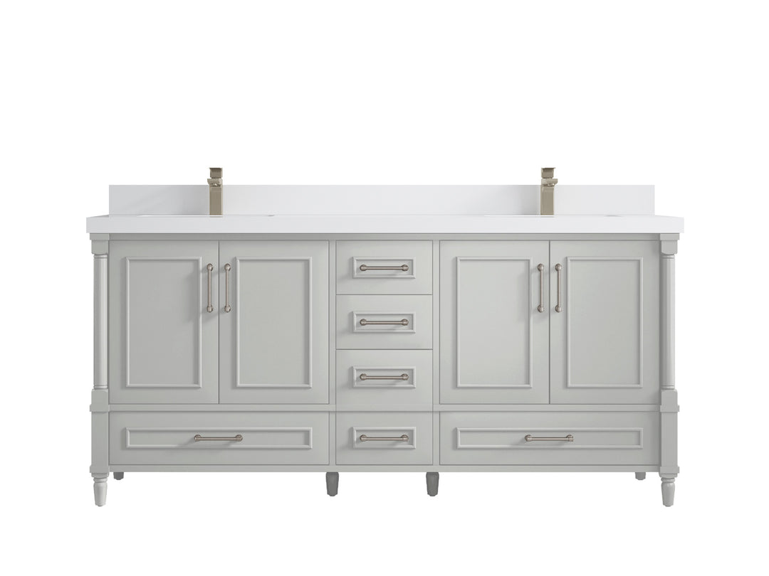 Aberdeen 72 in. W x 22 in. D Double Sink Bathroom Vanity