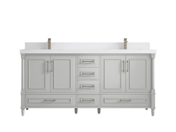 Aberdeen 72 in. W x 22 in. D Double Sink Bathroom Vanity - photo 43