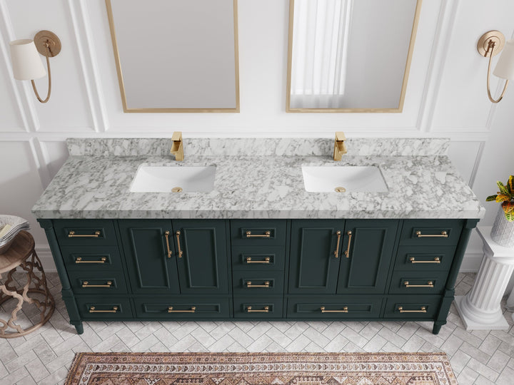 Aberdeen 84 in. W x 22 in. D Double Sink Bathroom Vanity - photo 20