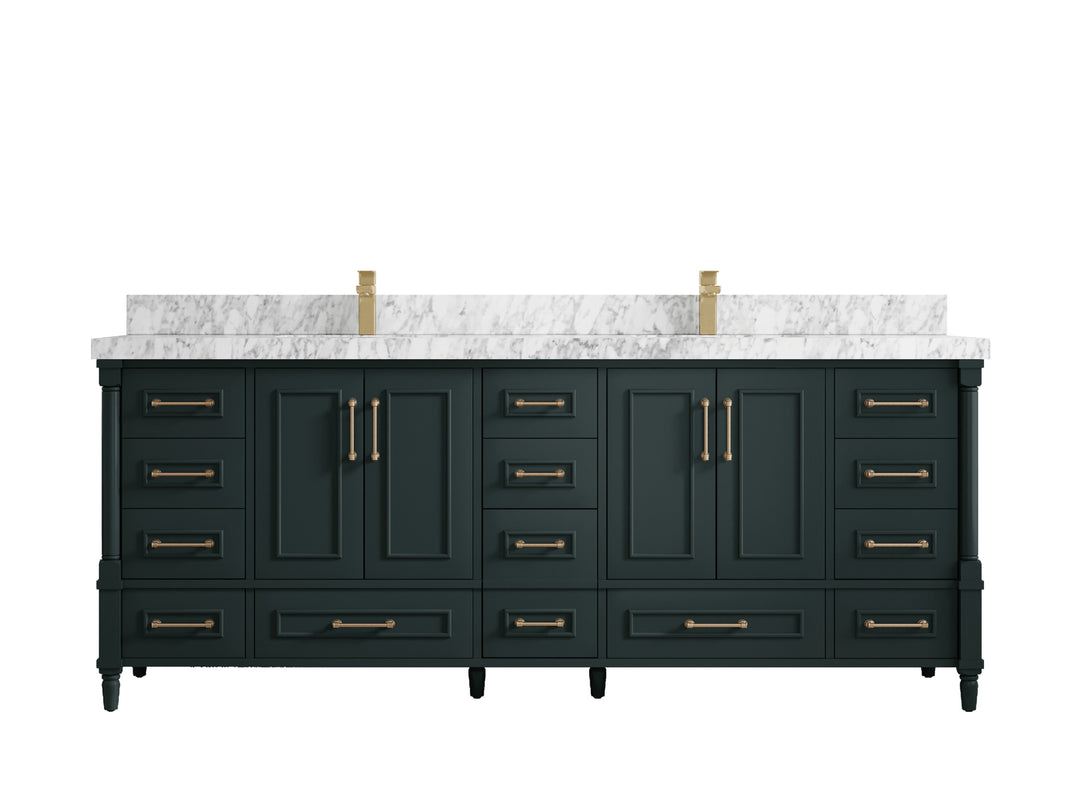 Aberdeen 84 in. W x 22 in. D Double Sink Bathroom Vanity