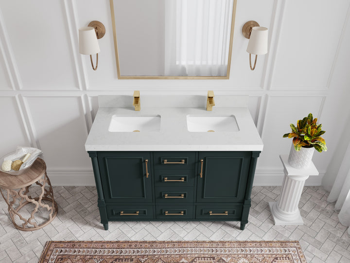 Aberdeen 48 in. W x 22 in. D Double Sink Bathroom Vanity - photo 11