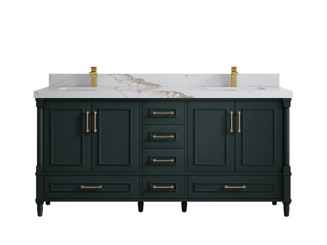 Aberdeen 72 in. W x 22 in. D Double Sink Bathroom Vanity