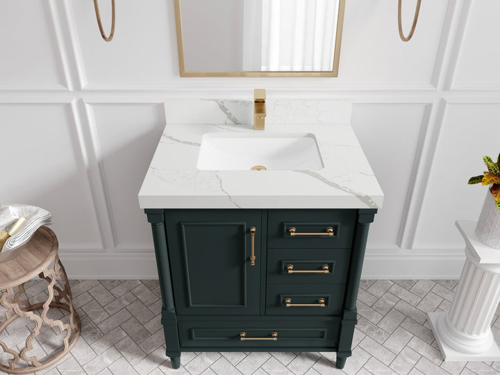 Aberdeen 30 in. W x 22 in. D Single Sink Bathroom Vanity - photo 19