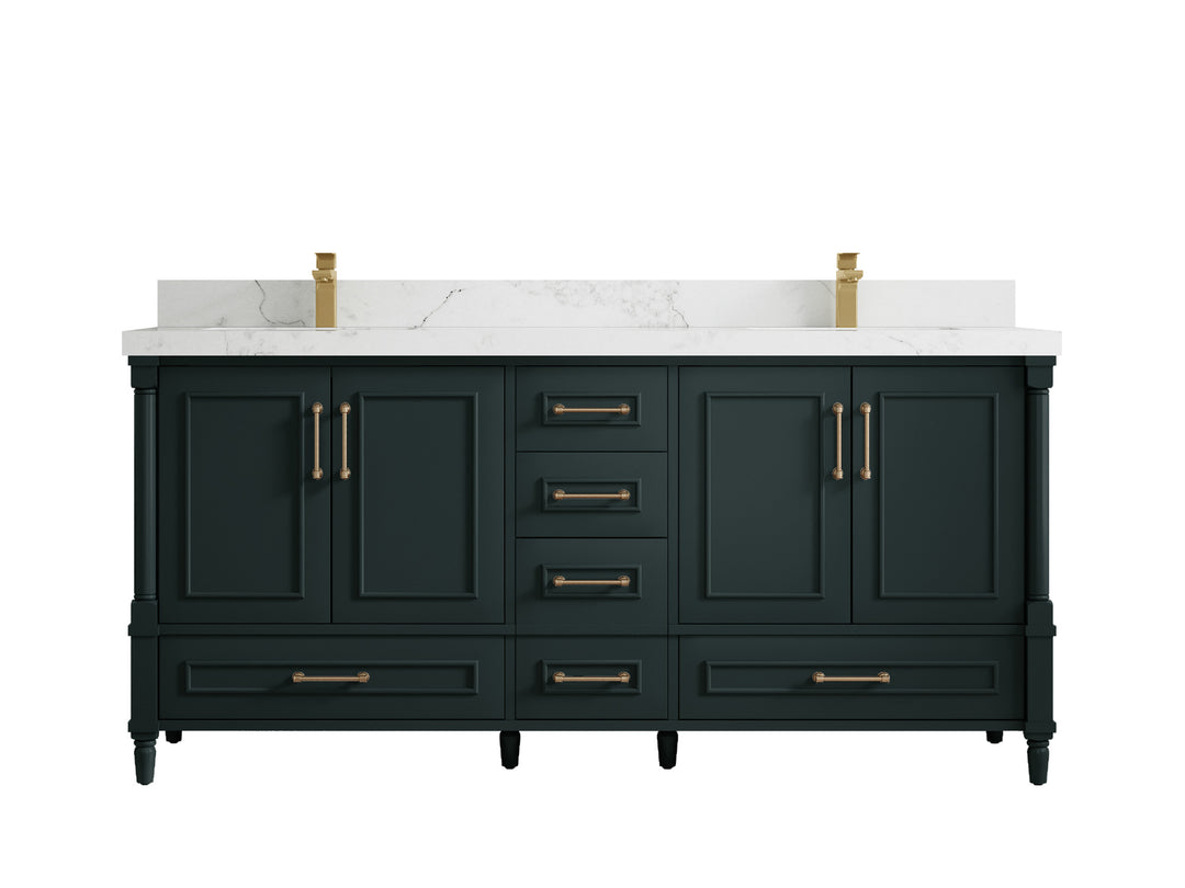 Aberdeen 72 in. W x 22 in. D Double Sink Bathroom Vanity