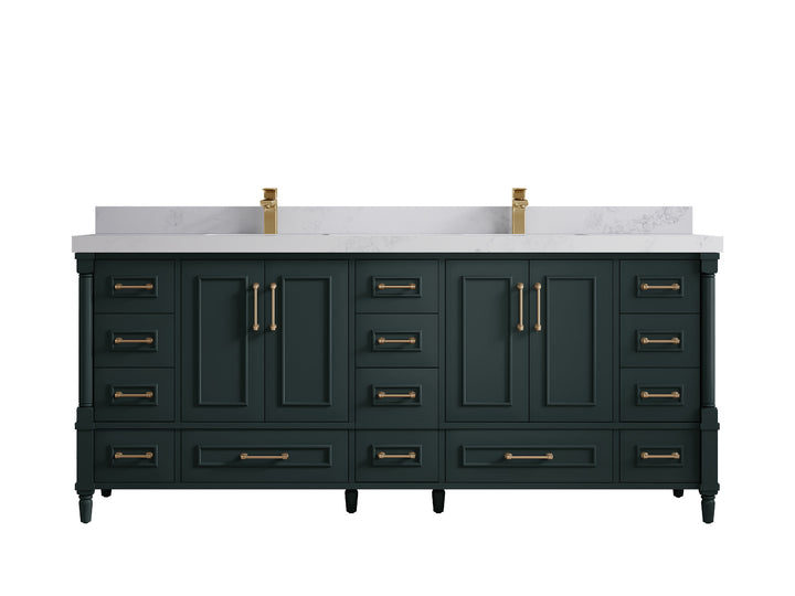 Aberdeen 80 in. W x 22 in. D Double Sink Bathroom Vanity - photo 15