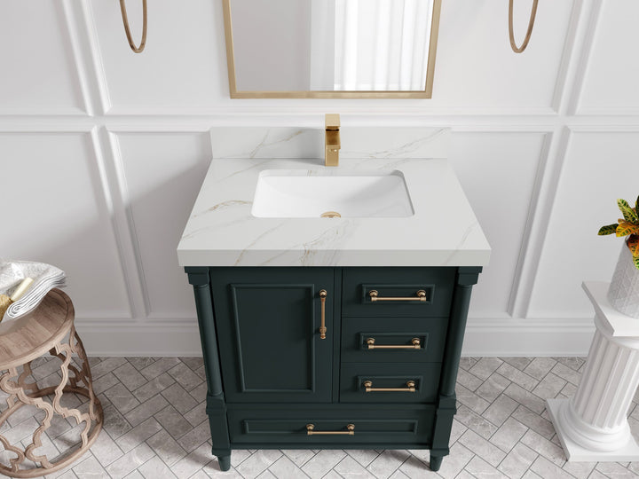 Aberdeen 30 in. W x 22 in. D Single Sink Bathroom Vanity - photo 23