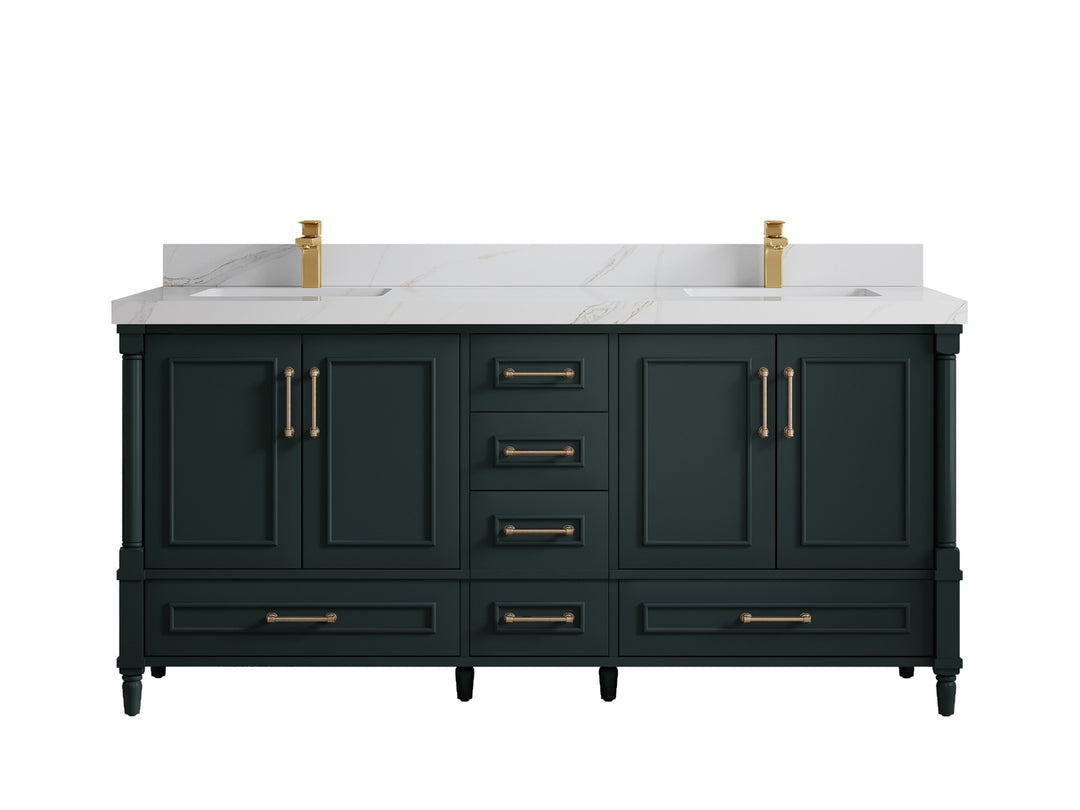 Aberdeen 72 in. W x 22 in. D Double Sink Bathroom Vanity