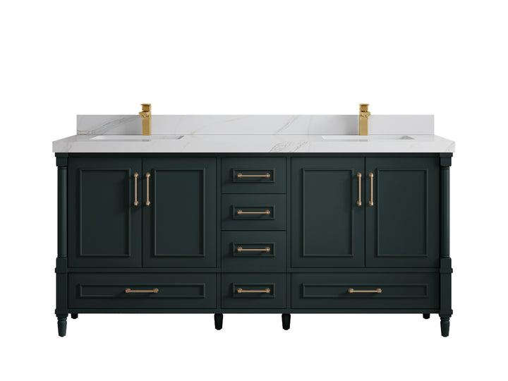 Aberdeen 72 in. W x 22 in. D Double Sink Bathroom Vanity - photo 17