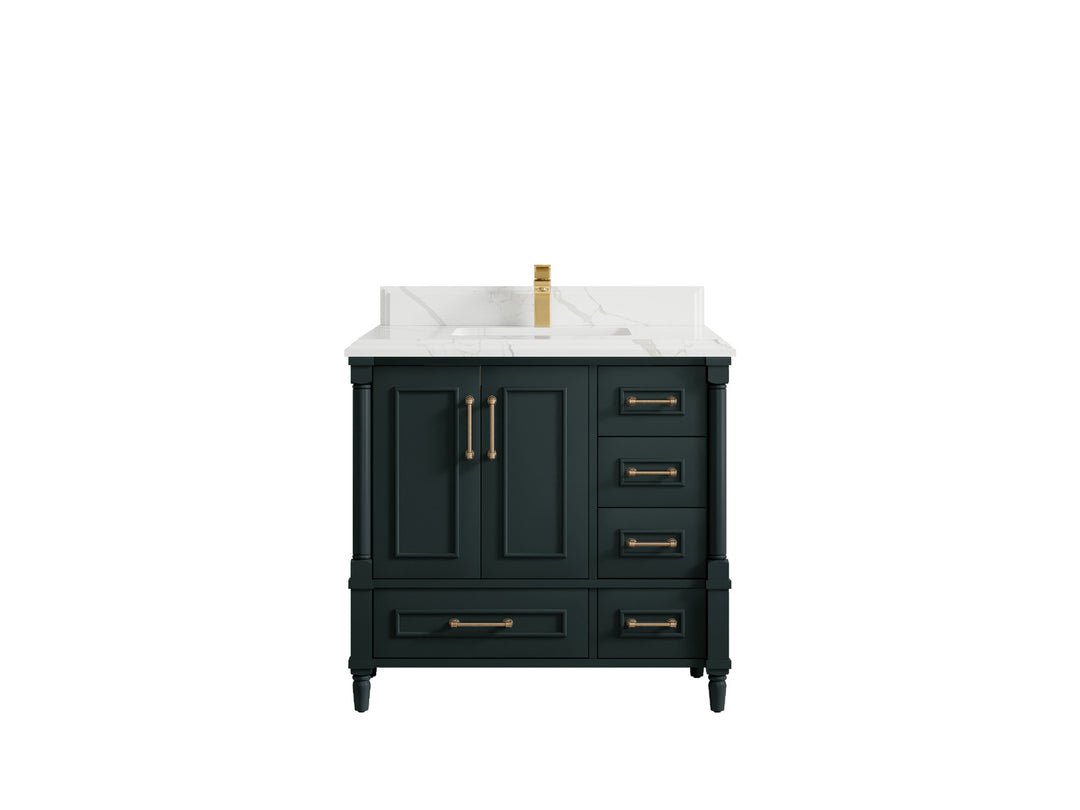 Aberdeen 36 in. W x 22 in. D Center Sink Bathroom Vanity