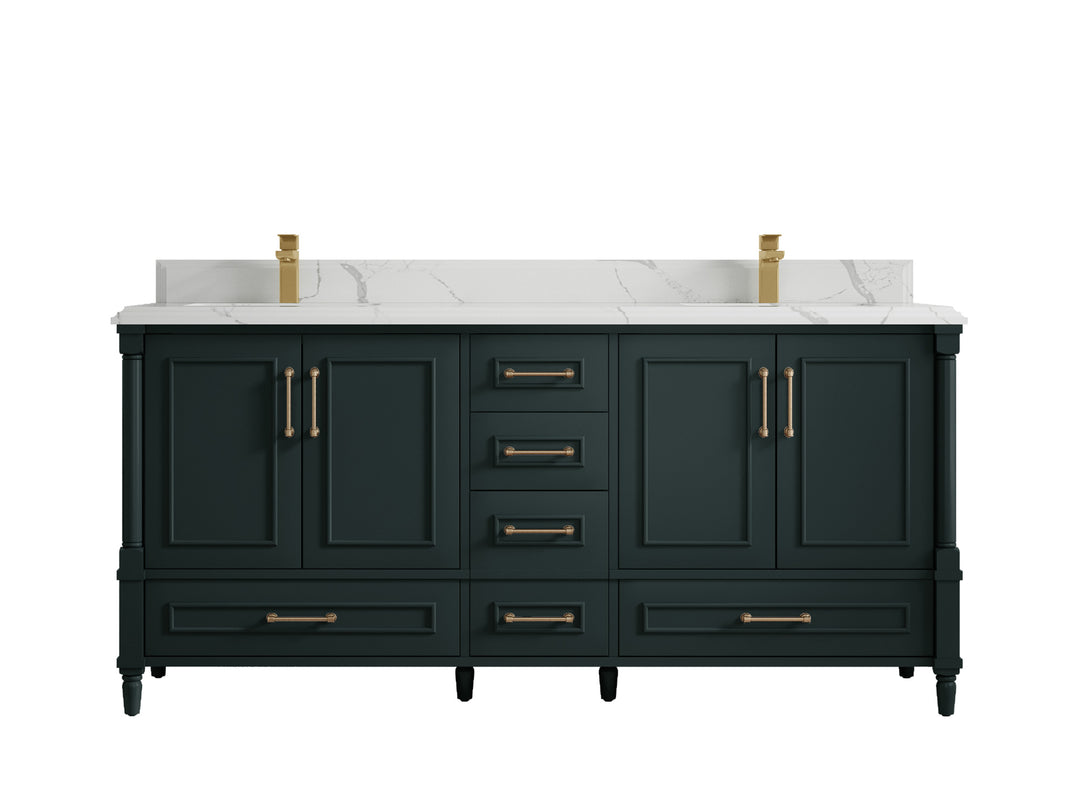 Aberdeen 72 in. W x 22 in. D Double Sink Bathroom Vanity