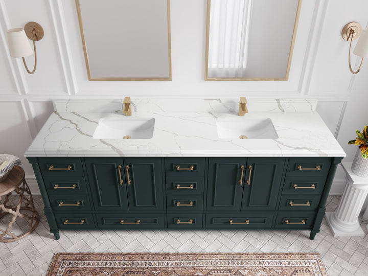 Aberdeen 84 in. W x 22 in. D Double Sink Bathroom Vanity - photo 22