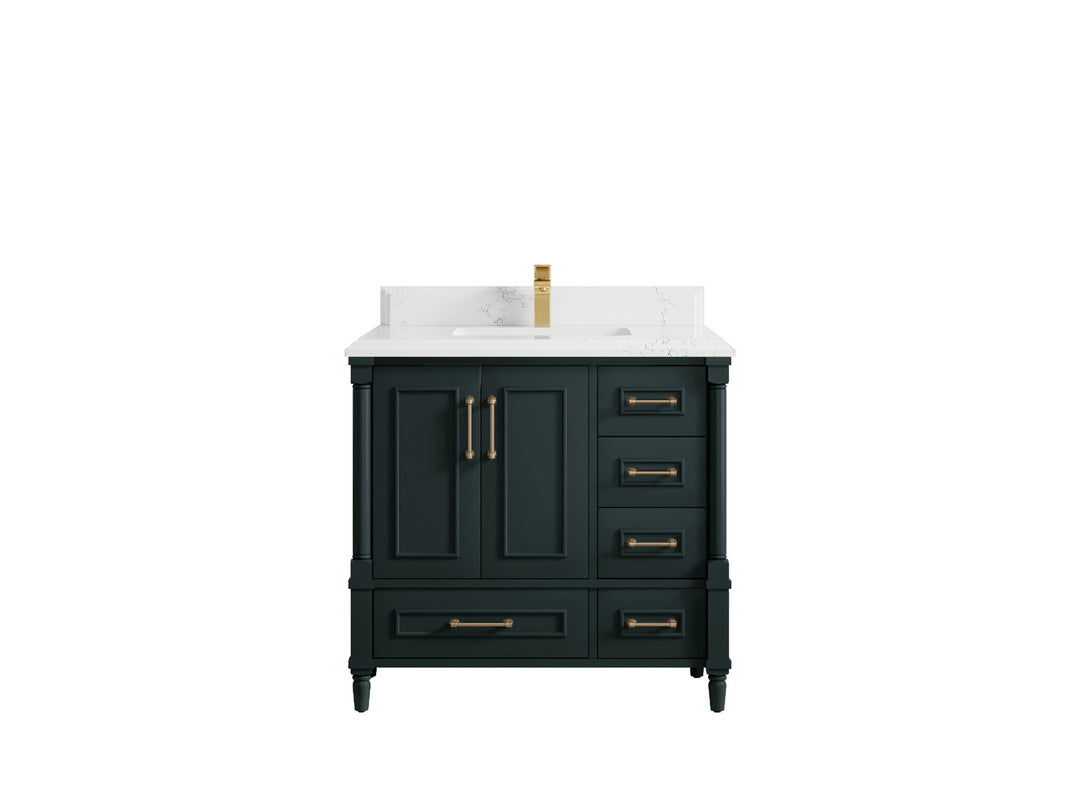 Aberdeen 36 in. W x 22 in. D Center Sink Bathroom Vanity