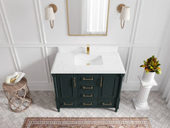 Aberdeen 42 in. W x 22 in. D Single Sink Bathroom Vanity - photo 23