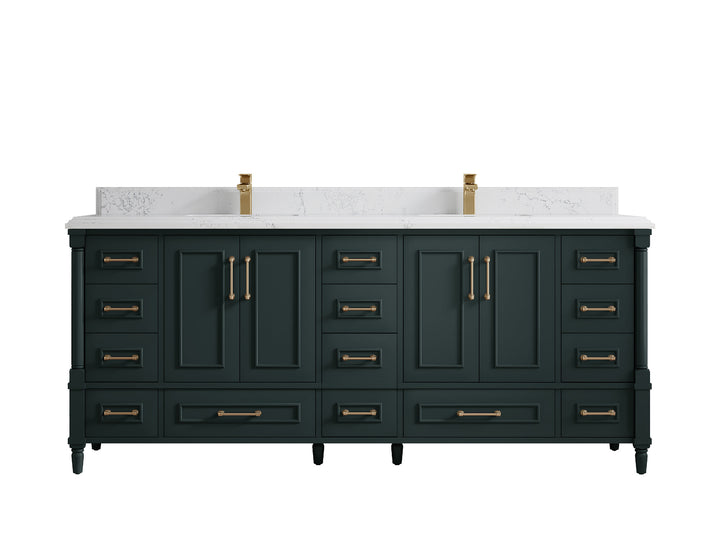 Aberdeen 80 in. W x 22 in. D Double Sink Bathroom Vanity - photo 25