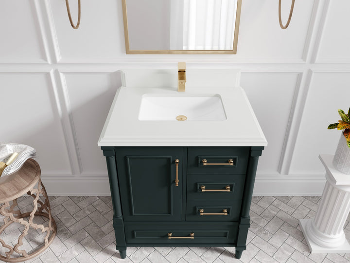 Aberdeen 30 in. W x 22 in. D Single Sink Bathroom Vanity - photo 33