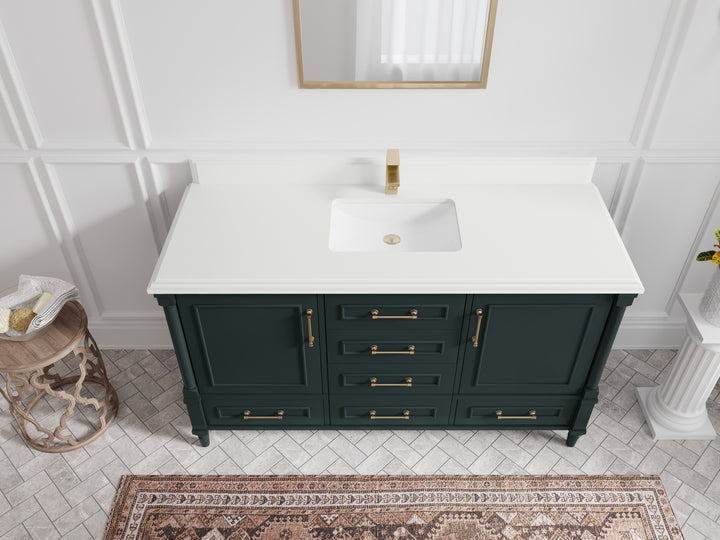 Aberdeen 60 in. W x 22 in. D Single Sink Bathroom Vanity - photo 26