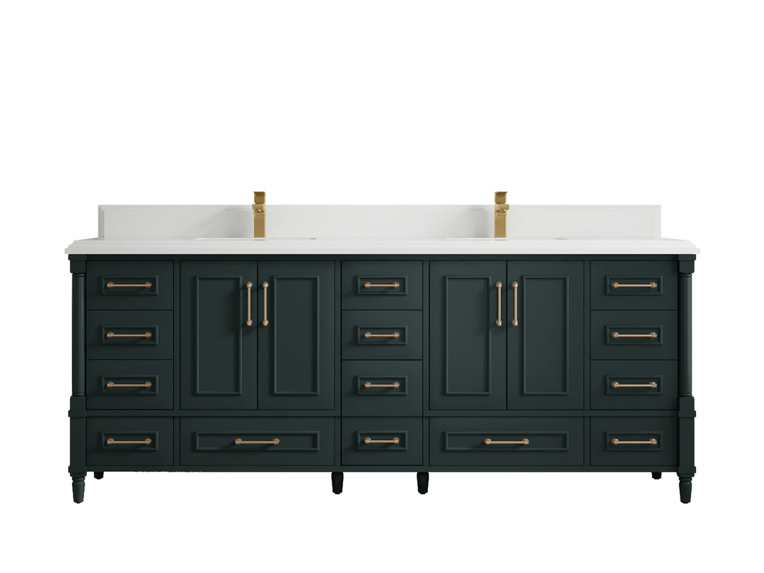 Aberdeen 84 in. W x 22 in. D Double Sink Bathroom Vanity