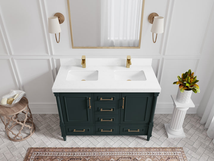 Aberdeen 48 in. W x 22 in. D Double Sink Bathroom Vanity - photo 13