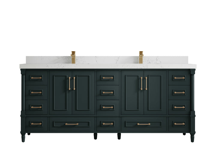 Aberdeen 80 in. W x 22 in. D Double Sink Bathroom Vanity - photo 29