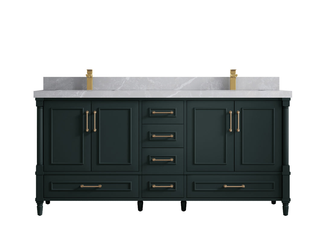 Aberdeen 72 in. W x 22 in. D Double Sink Bathroom Vanity