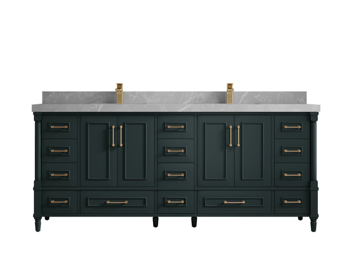 Aberdeen 80 in. W x 22 in. D Double Sink Bathroom Vanity - photo 31
