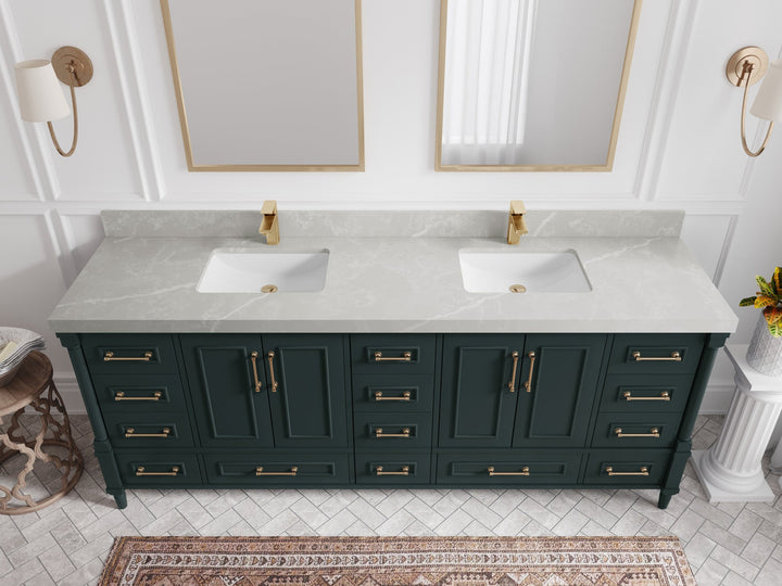 Aberdeen 84 in. W x 22 in. D Double Sink Bathroom Vanity - photo 32