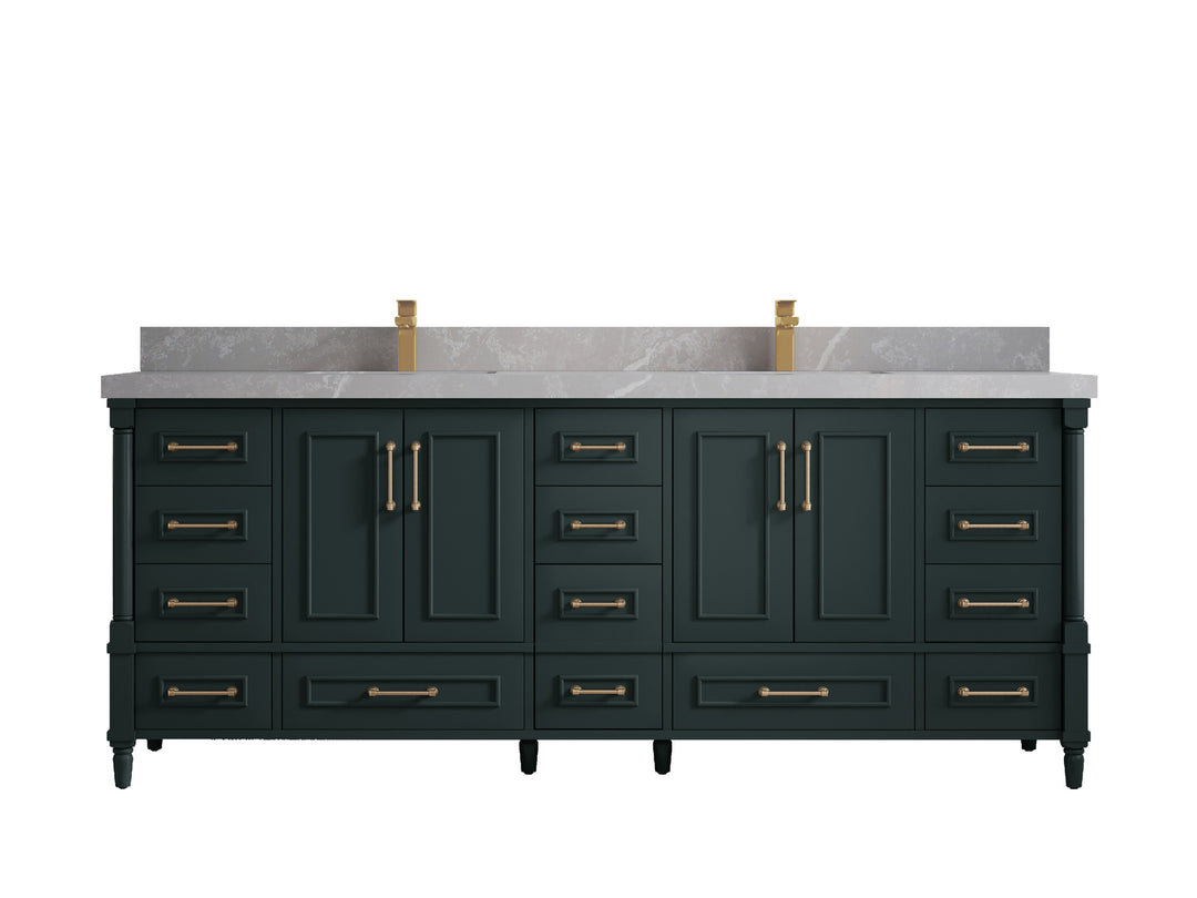 Aberdeen 84 in. W x 22 in. D Double Sink Bathroom Vanity