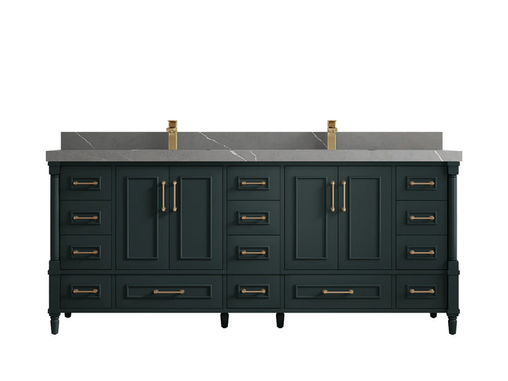 Aberdeen 80 in. W x 22 in. D Double Sink Bathroom Vanity - photo 33