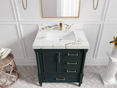 Aberdeen 30 in. W x 22 in. D Single Sink Bathroom Vanity