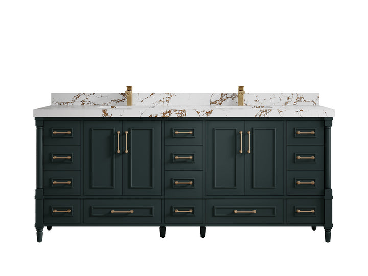 Aberdeen 80 in. W x 22 in. D Double Sink Bathroom Vanity - photo 35