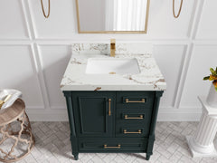 Aberdeen 30 in. W x 22 in. D Single Sink Bathroom Vanity - photo 11