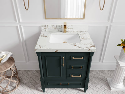 Aberdeen 30 in. W x 22 in. D Single Sink Bathroom Vanity