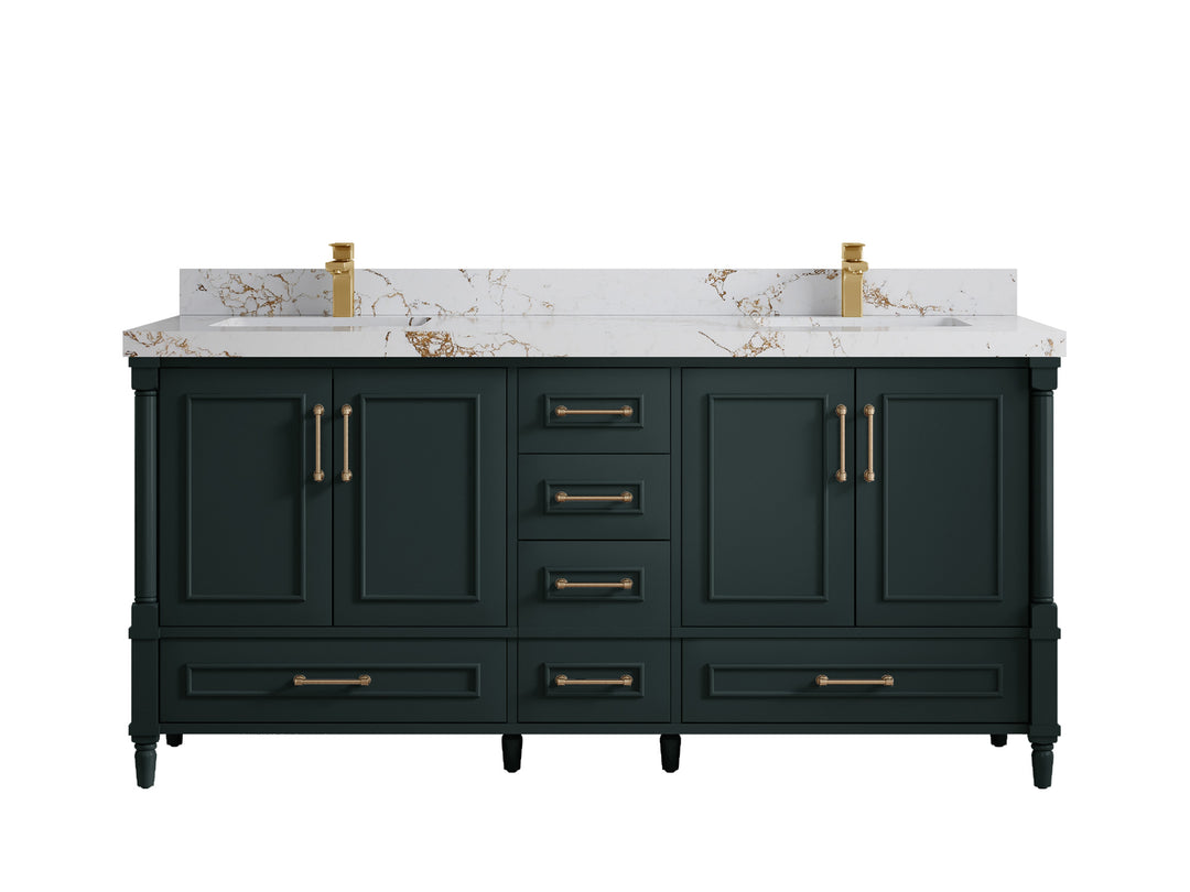 Aberdeen 72 in. W x 22 in. D Double Sink Bathroom Vanity