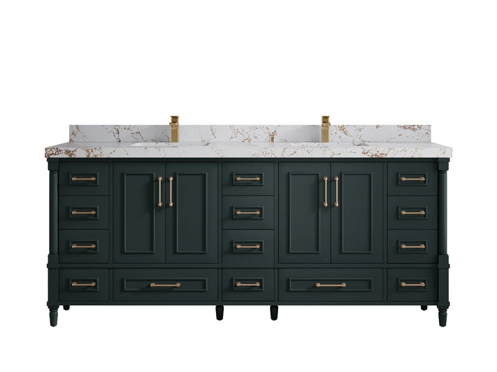 Aberdeen 80 in. W x 22 in. D Double Sink Bathroom Vanity - photo 37