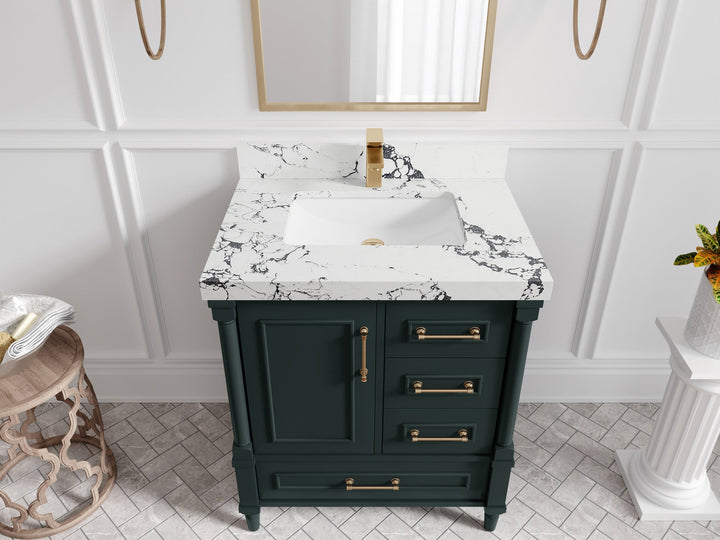 Aberdeen 30 in. W x 22 in. D Single Sink Bathroom Vanity - photo 7