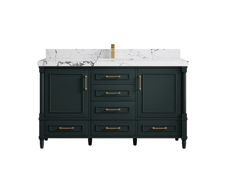 Aberdeen 60 in. W x 22 in. D Single Sink Bathroom Vanity - photo 39