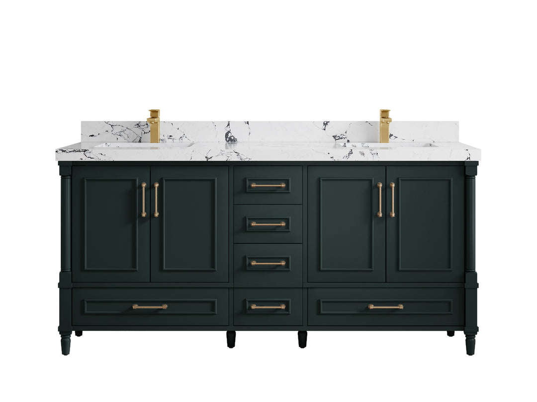 Aberdeen 72 in. W x 22 in. D Double Sink Bathroom Vanity
