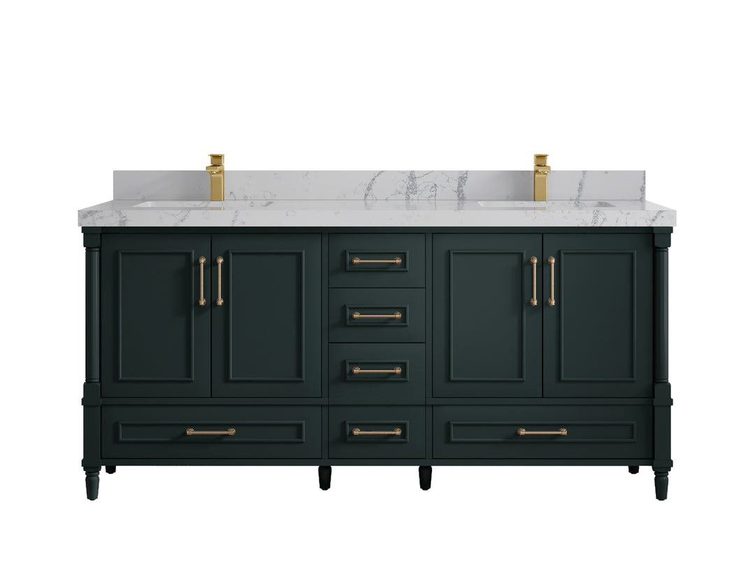 Aberdeen 72 in. W x 22 in. D Double Sink Bathroom Vanity