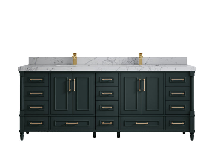 Aberdeen 84 in. W x 22 in. D Double Sink Bathroom Vanity - photo 41