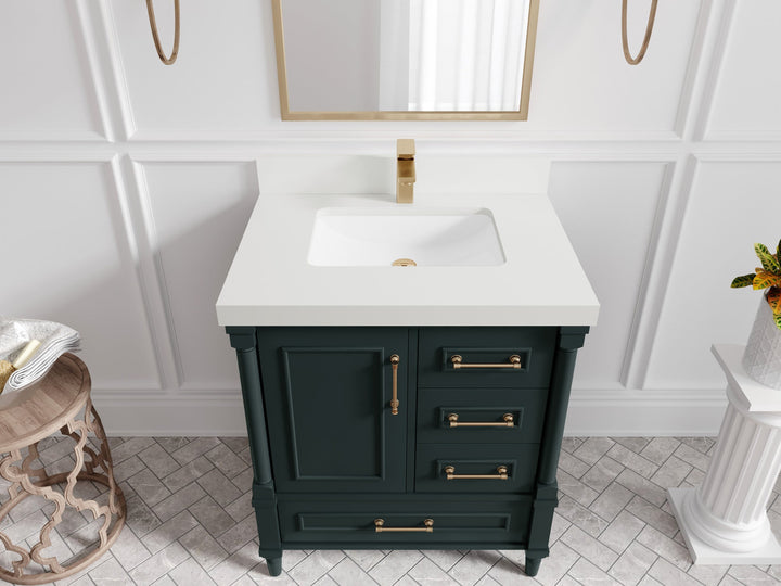 Aberdeen 30 in. W x 22 in. D Single Sink Bathroom Vanity - photo 41