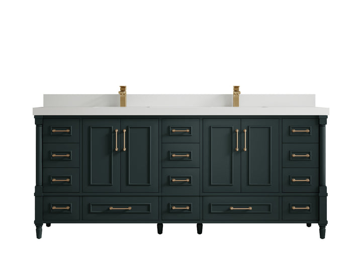 Aberdeen 80 in. W x 22 in. D Double Sink Bathroom Vanity - photo 43