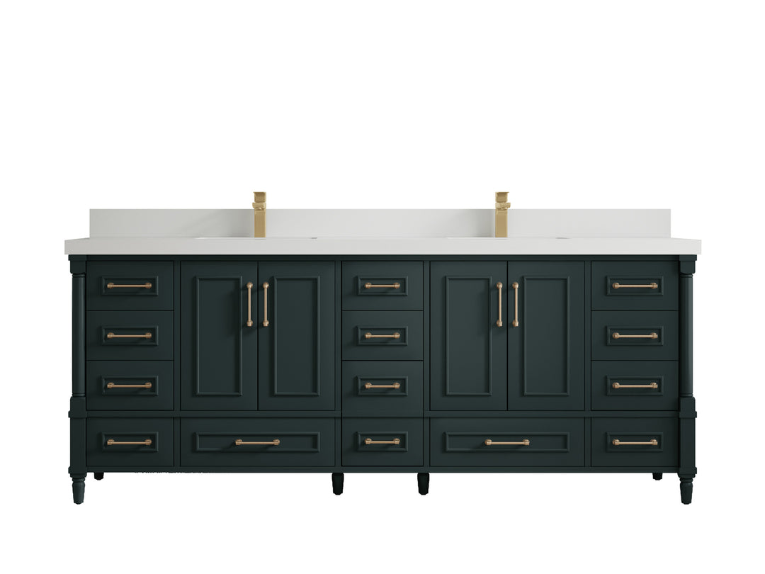 Aberdeen 84 in. W x 22 in. D Double Sink Bathroom Vanity